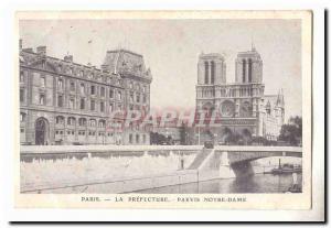 Paris (4th) Postcard The Old Prefecture Parvis Notre Dame