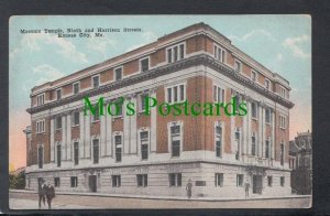 America Postcard - Masonic Temple, Lawrence, Kansas City, Missouri SW3957