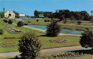 Sunken Gardens Mitchell Park - Milwaukee, Wisconsin WI Postcard