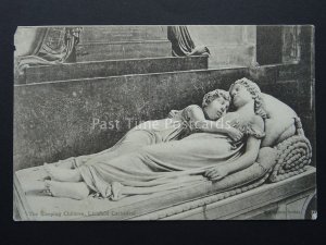 Staffordshire LICHFIELD CATHEDRAL The Sleeping Children c1904 Postcard