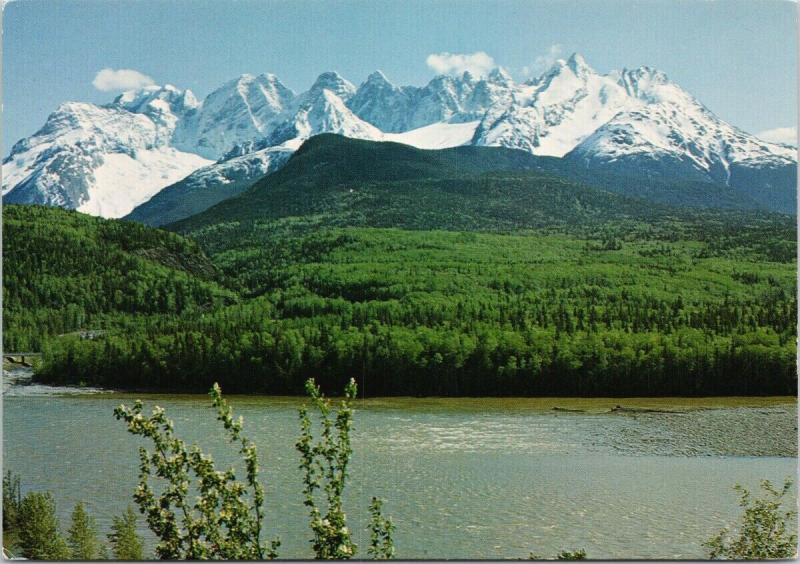 Seven Sisters Range BC c1993 Postcard D59