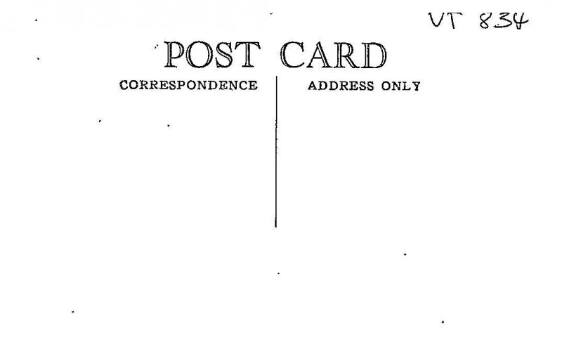 Vermont Stowe, Main street,   RPPC