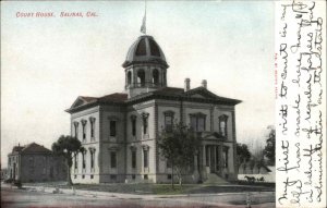 Salinas California CA Court House 1900s-10s Postcard