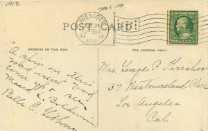 Autos Territorial Highway 1912 Postcard 8889