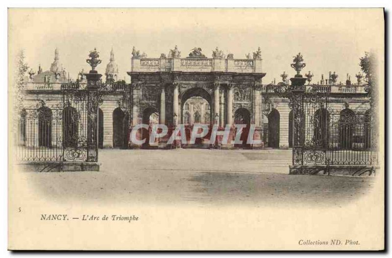Old Postcard Nancy L Arc de Triomphe