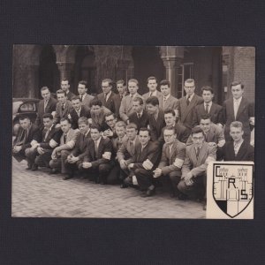 Real photo postcard, RPPC, a group from C.R.S.