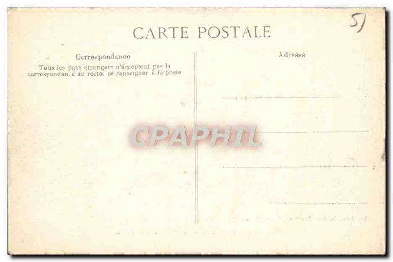 Old Postcard Sainte Menehould L & # 39Hotel Town
