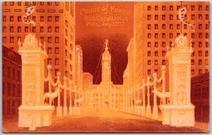 Embossed Court Of Honor Elks Convention Philadelphia Pennsylvania PA Postcard