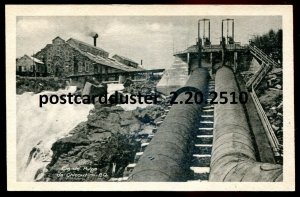 h2976 - CHICOUTIMI Quebec Postcard 1920s Pulp Mill by Hamel
