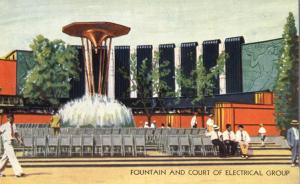 Fountain at Electrical Group - World Fair at Chicago IL, Illinois