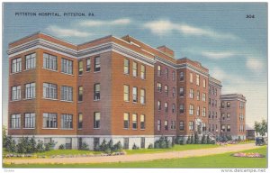 PITTSTON, Pennsylvania, 19030-1940's; Pittston Hospital