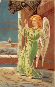 Merry Christmas Angels Writing on back 