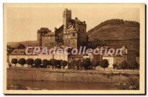 Postcard Old Estaing Aveyron Le Chateau