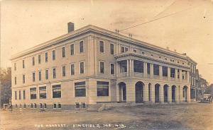 Kingfield ME The Herbert Eastern Illustrating RPPC Postcard