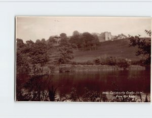 Postcard Carisbrooke Castle from the Lake Newport England