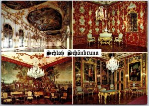 Schlob Schonbrun Vienna Austria Palace Summer Residence Interior Postcard