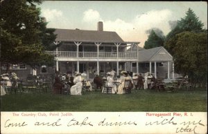 Narragansett Pier Rhode Island RI Point Judith Country Club c1910 Postcard