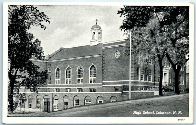 Postcard - High School - Lebanon, New Hampshire 