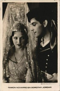 CPA RAMON NOVARRO EN DOROTHY JORDAN FILM STAR (21071)