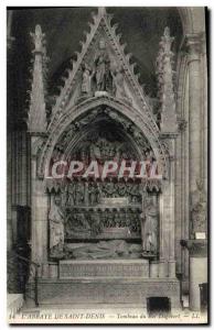 Old Postcard L Abbaye De Saint Denis Tomb of King Dagobert