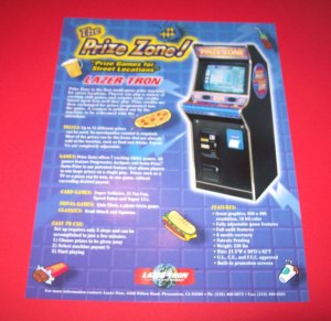 PRIZE ZONE ORIGINAL NOS REDEMPTION ARCADE GAME MACHINE FLYER BROCHURE