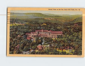 Postcard Aerial View of the Inn Buck Hill Falls Pennsylvania USA