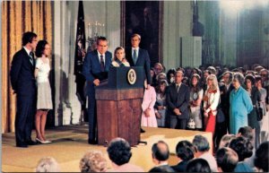 President Richard Nixon Resigns 9 August 1974