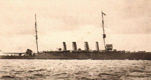 WWI British Royal Navy HMS Southampton Cruiser Raphael Tuck