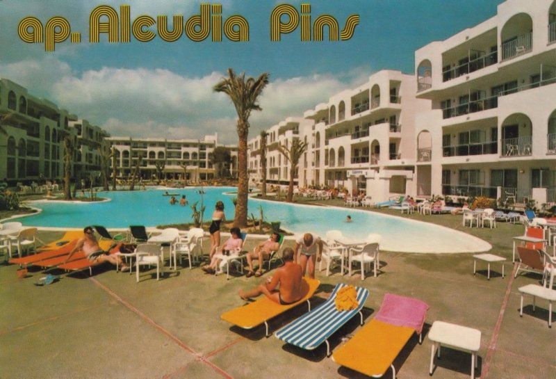 Alcudia Pins Playas De Muro Hotel Swimming Pool Mallorca Postcard