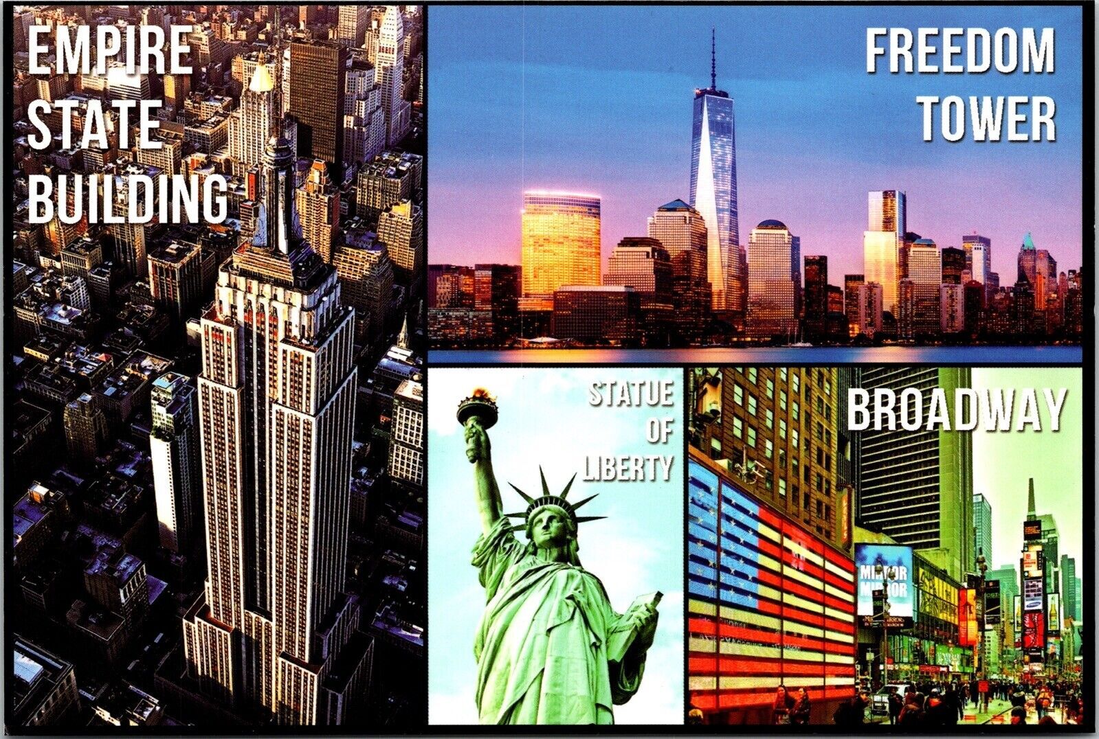 New York City NYC Freedom Tower Building Broadway Landscape Chrome