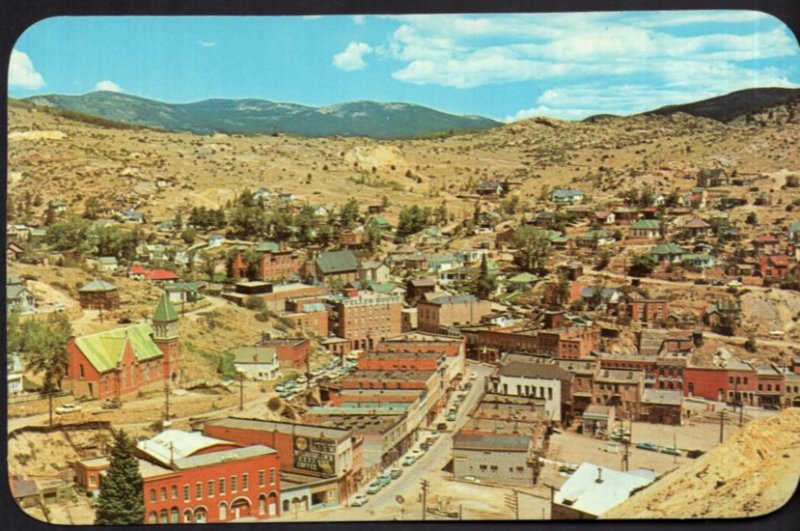 Colorado Panorama of CENTRAL CITY old mining town - Chrome