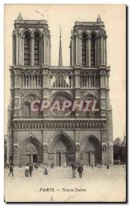 Paris Old Postcard Notre Dame