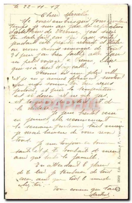 Postcard Old Verona Ponte Umberto