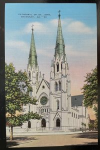 Vintage Postcard 1930-1945 Cathedral of St. John, Savannah, Georgia (GA)