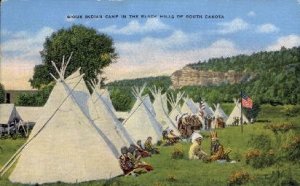 Sioux Indian Camp - Black Hills, South Dakota