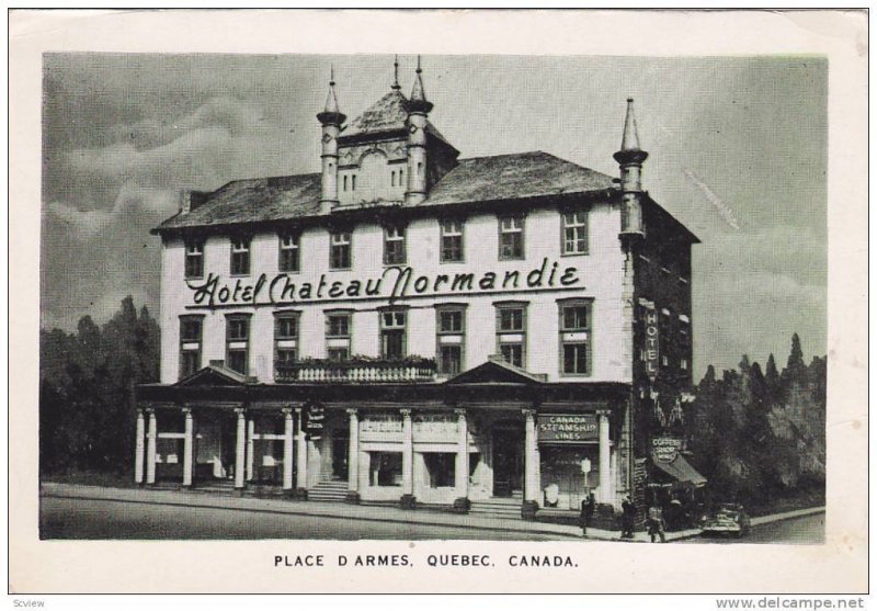 Place D Armes, Quebec, Canada, 40-60s