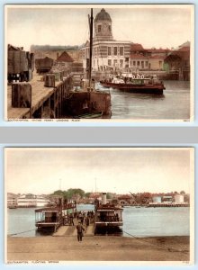 2 Postcards SOUTHAMPTON, England UK ~ Floating Bridge HYTHE FERRY LANDING