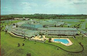 HARRISBURG, PA Pennsylvania   PENN HARRIS MOTOR INN~Aerial  Roadside  Postcard