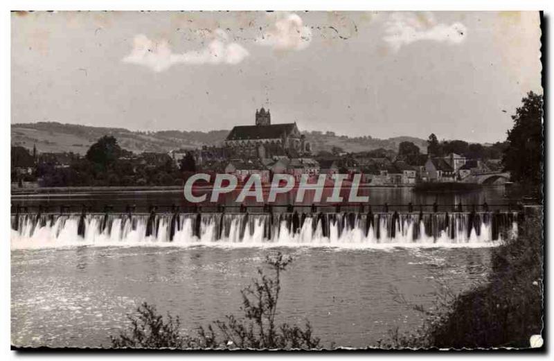 Modern Postcard Villeneuve sur Yonne Yonne edges dam