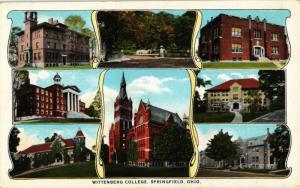WITTENBERG COLLEGE SPRINGFIELD OHIO