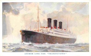 TSS Transylvania Steamer Ship Anchor Line Cruise to Canadian North Cape postcard