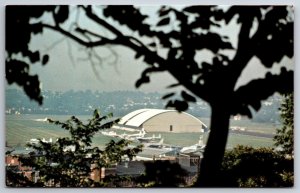 Transportation~Ohio~View From Afar Of US Air Force Museum Bldg~Vintage Postcard