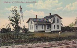 Michigan Hudson Birthplace Of Will Carleton