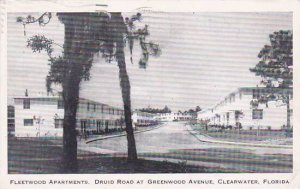 Florida Clearwater Fleetwood Apartments Druid Road At Greenwood Avenue 1951