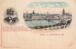FRANKFURT GERMANY~FRIEDRICH STOLTZE-POET & WRITER~1900 SALI WOLFF PHOTO POSTCARD