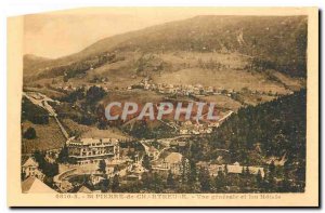 CARTE Postale Old St Pierre de Chartreuse general view and Hotels