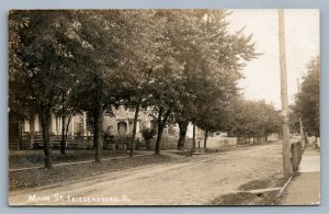 FRIEDENSBURG PA MAIN STREET ANTIQUE REAL PHOTO POSTCARD RPPC