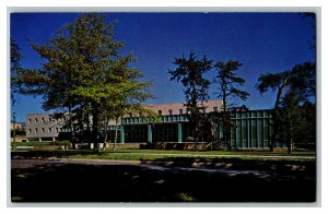 Postcard KS Justin Hall Kansas State University Vintage Standard View Card 