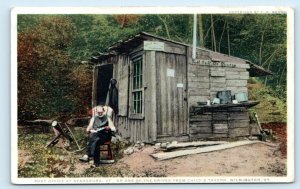 SEARSBURG, VT Vermont ~ Shack POST OFFICE Bennington County c1910s Postcard
