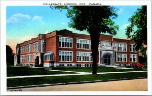 Postcard ON London Collegiate ~1930 K32